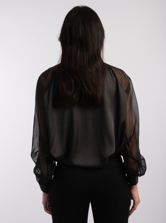 Chemise "Éclipse" – Élégance Satinée